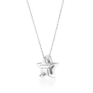 Etoile pave Necklace (WG)-1