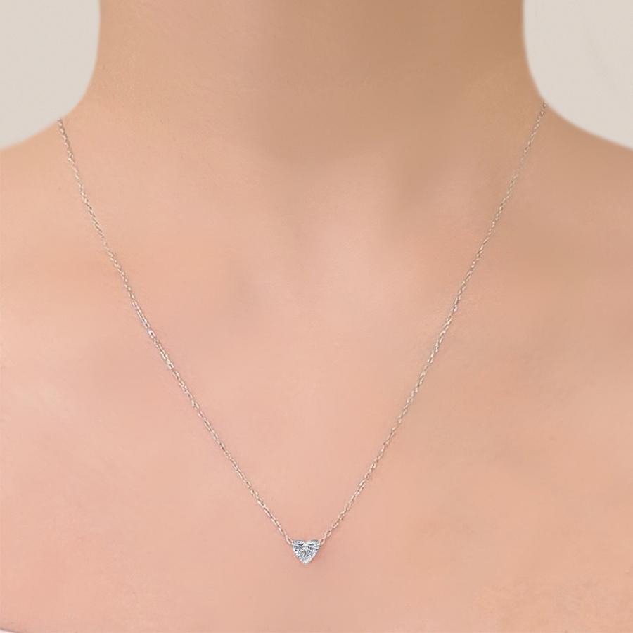 Heart Necklace (WG)-2