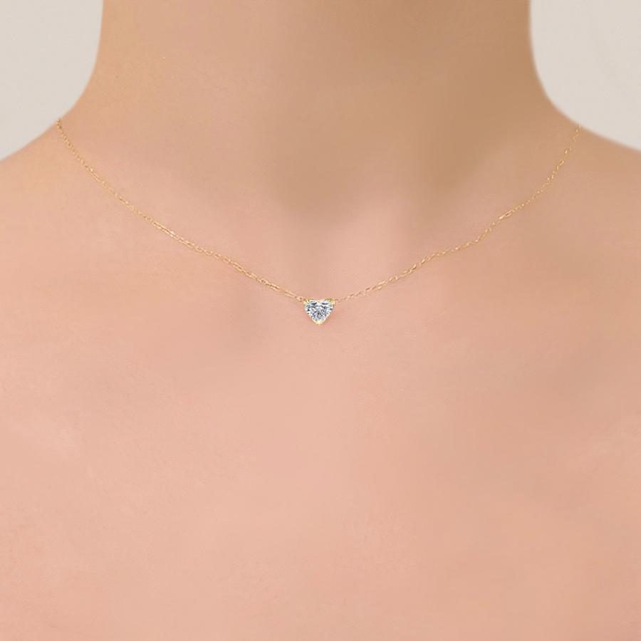 Heart Necklace (YG)-1