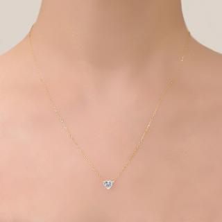 Heart Necklace (YG)-2